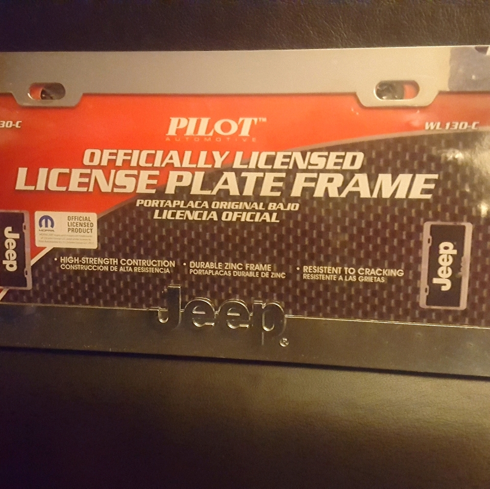 JEEP License Plate Cover